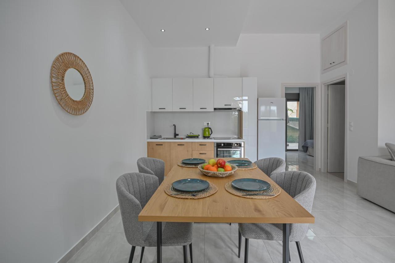 Moka Apartments Hriszí Aktí Haniá Kültér fotó