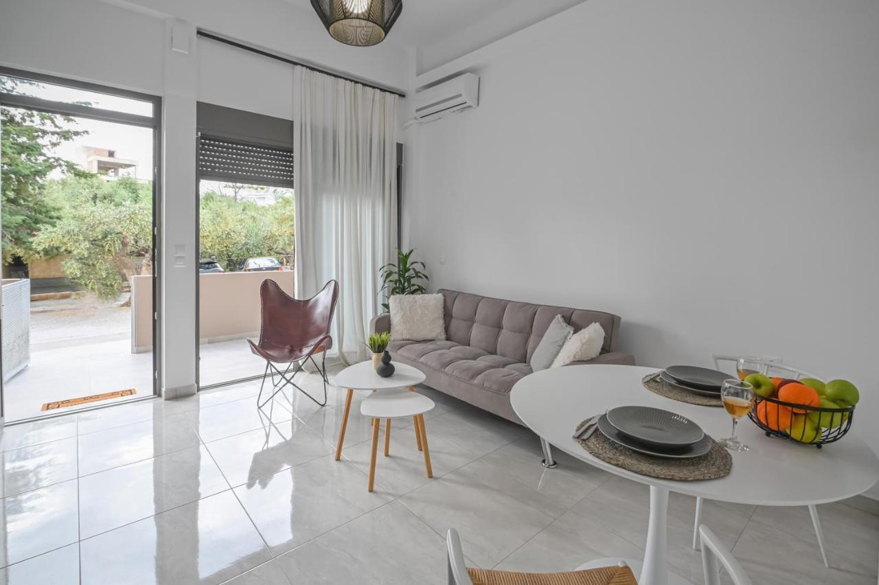 Moka Apartments Hriszí Aktí Haniá Kültér fotó