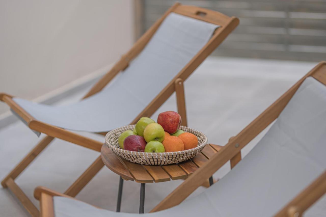 Moka Apartments Hriszí Aktí Haniá Kültér fotó