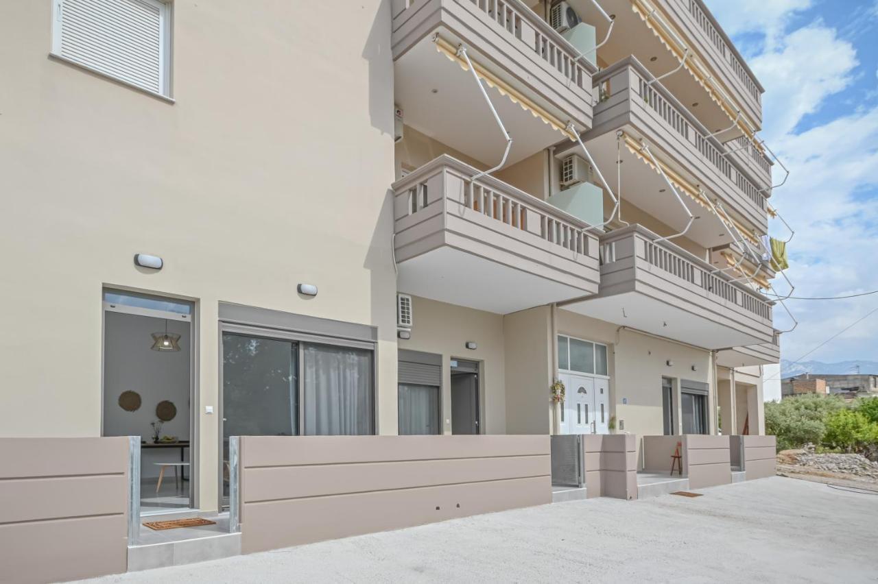 Moka Apartments Hriszí Aktí Haniá Kültér fotó