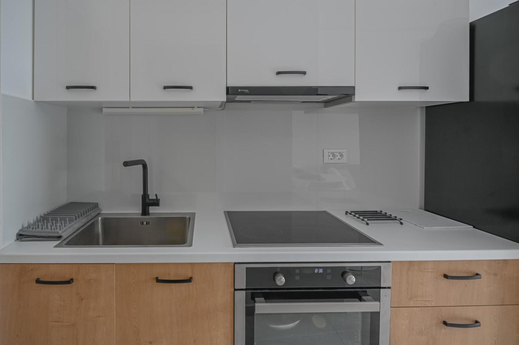 Moka Apartments Hriszí Aktí Haniá Szoba fotó