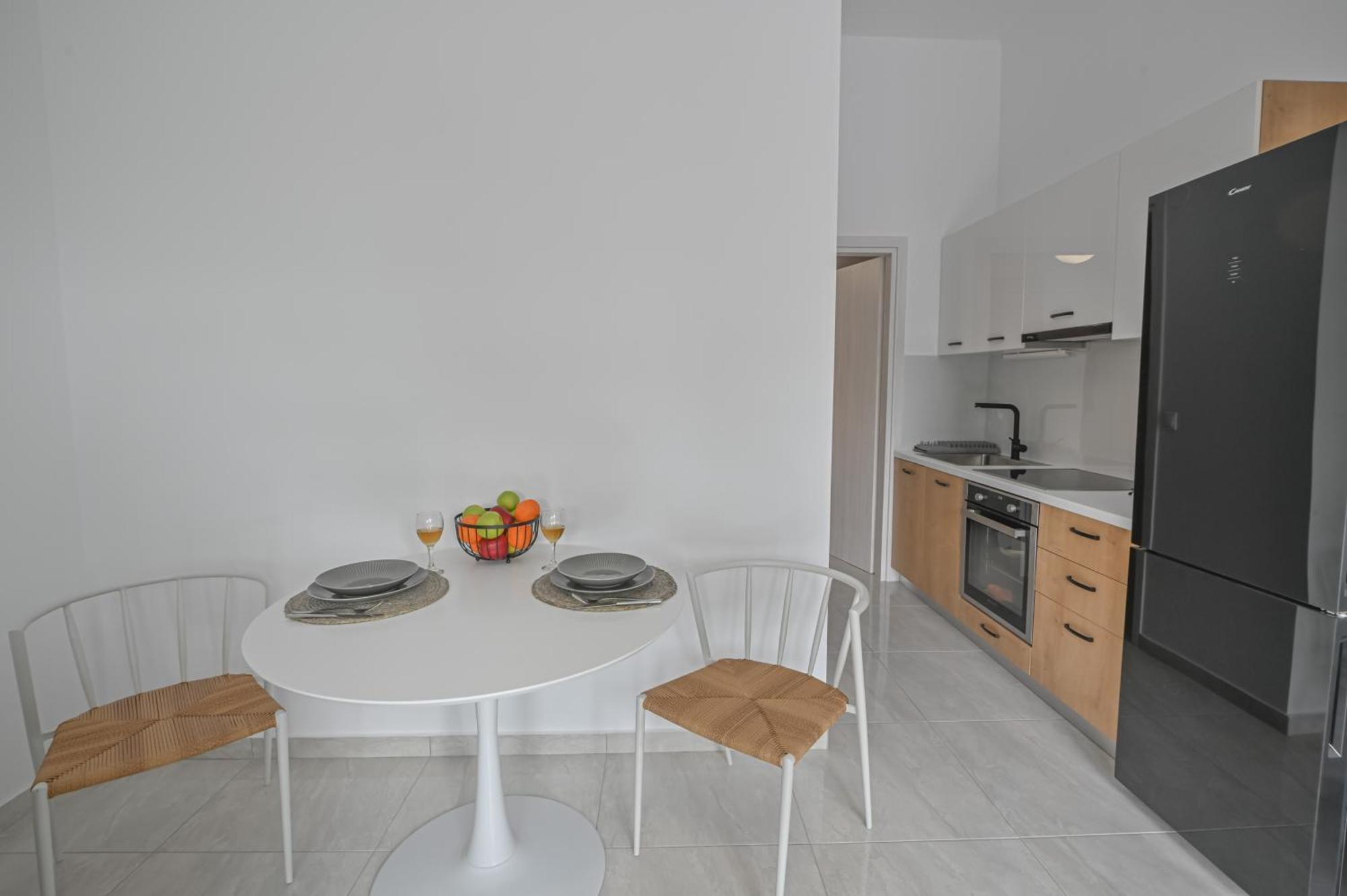 Moka Apartments Hriszí Aktí Haniá Szoba fotó