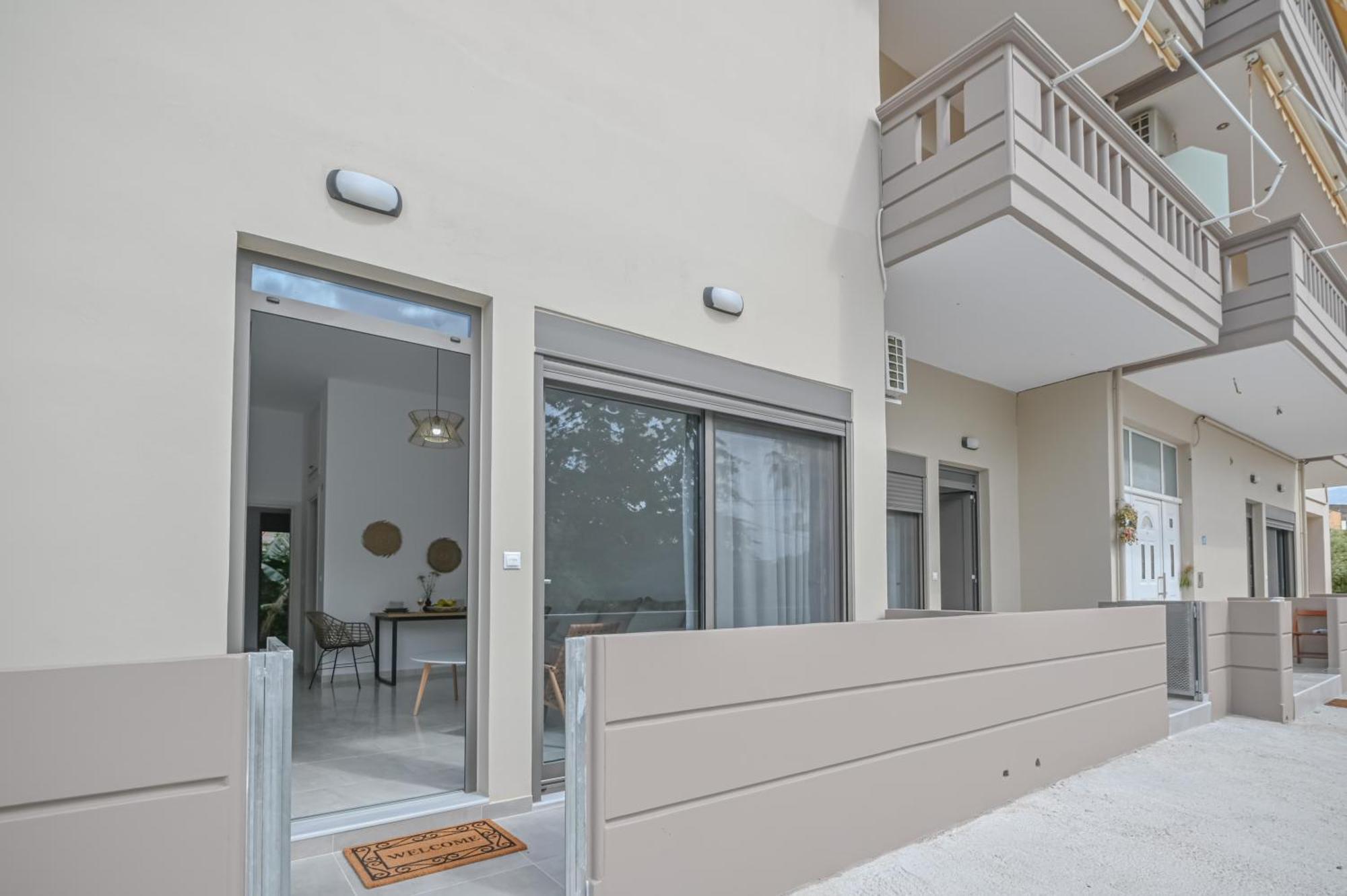 Moka Apartments Hriszí Aktí Haniá Szoba fotó
