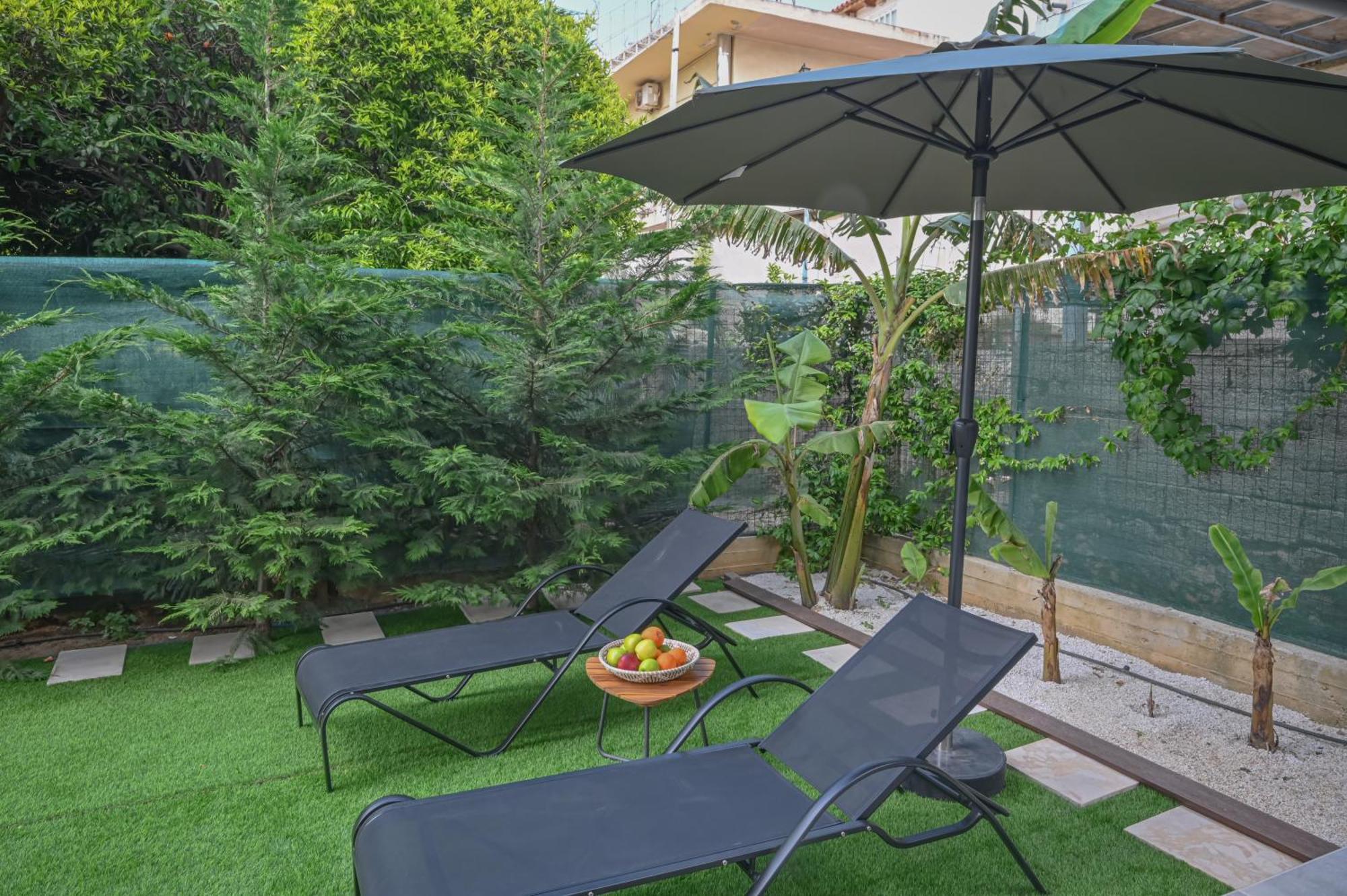Moka Apartments Hriszí Aktí Haniá Szoba fotó